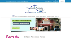 Desktop Screenshot of estheticsassociation.com